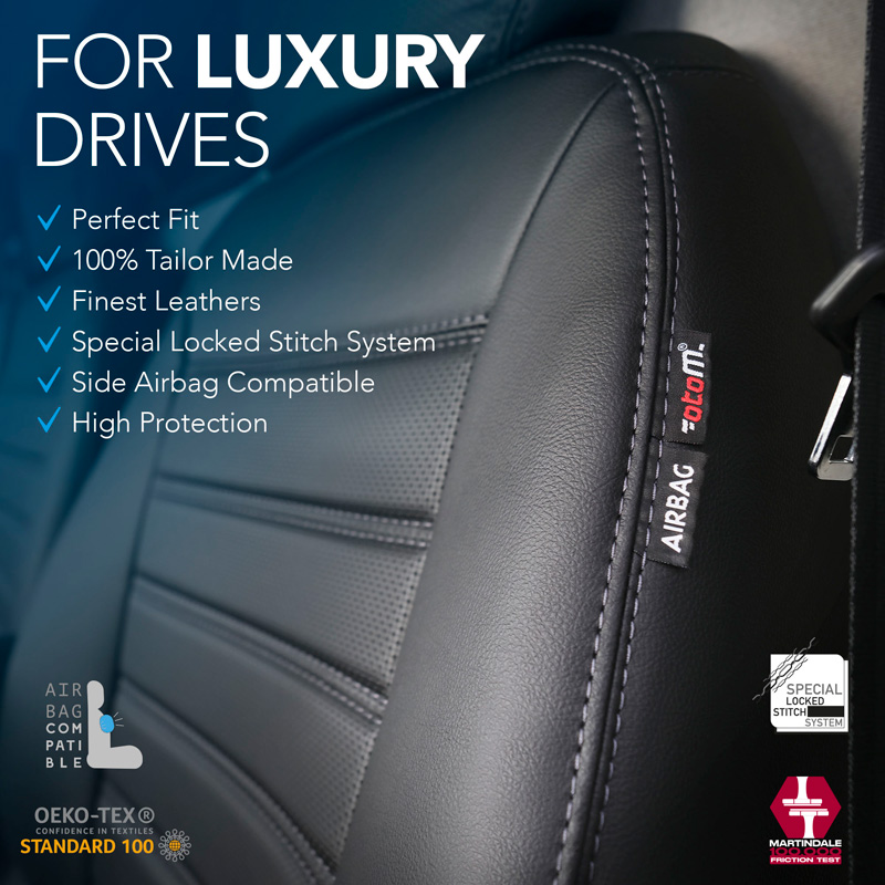 New York Design Artificial leather seat covers 2+1  Ford Transit Connect 2019-