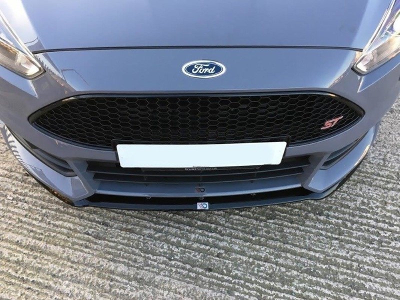Voorspoiler Ford Focus ST Mk3 FL (Cupra) Glanzend Zwart