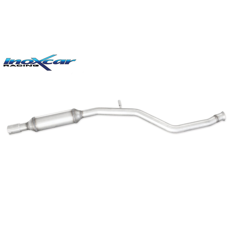 100% Inox Mid silencer  Peugeot 206CC 2.0 16v 136hp 2001-2004