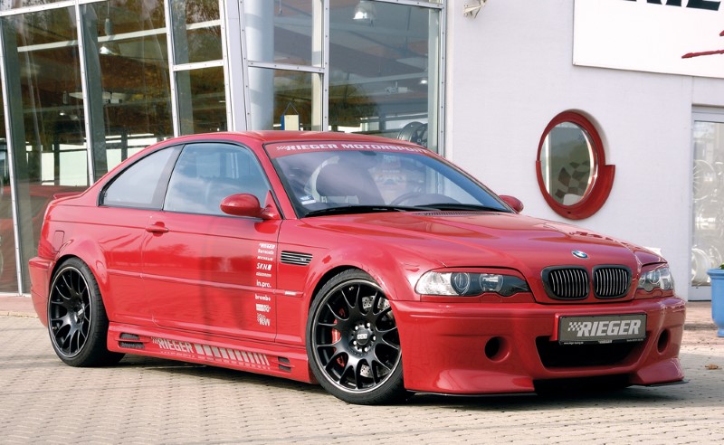 Achterinzet BMW E46 M3 CS-look Rieger