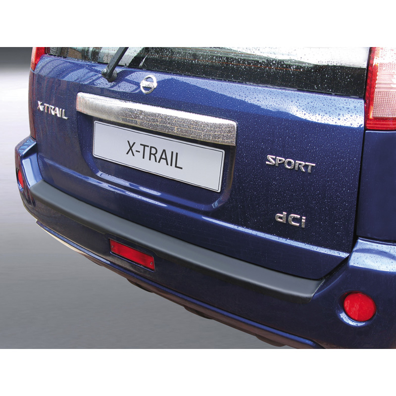 ABS Rear bumper protector  Nissan X-Trail 2003-2007 Black