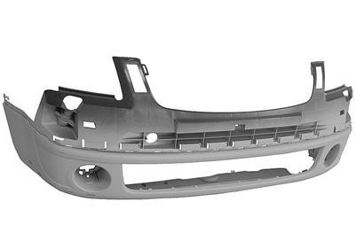 voorbumper, in primer, VTR/VTS,-04/2008 Citroen C2, 2003-2008