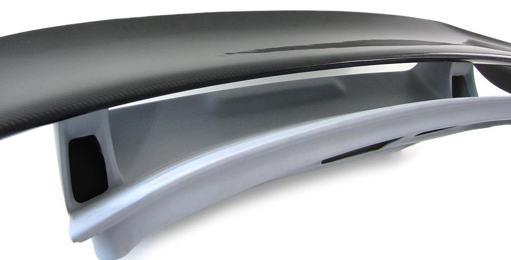 Achterspoiler Porsche 911/996 Carbon / Polyester Motorkap