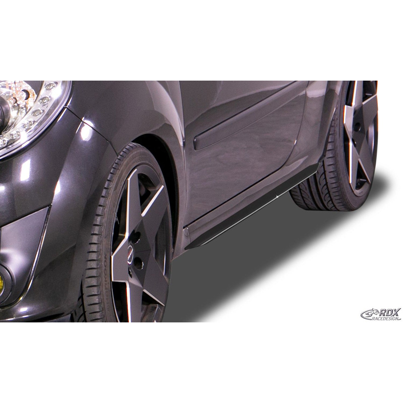 Side skirts  Renault Twingo II 2007-2014 'Slim' (ABS)