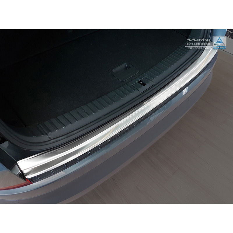 Stainless Steel Rear bumper protector  Skoda Kodiaq 2017-2021 & FL 2021-2024 Incl. RS & Scout