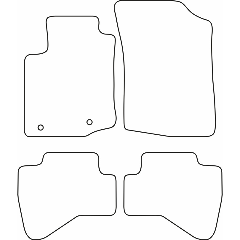 Automatten  Citroen C1 2014-