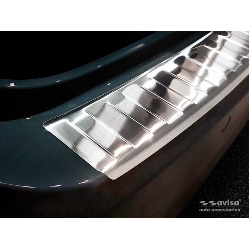 Stainless Steel Rear bumper protector  BMW 3-Series G21 Touring M-Package 2018-2022 excl. Sportline 'Ribs'