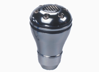Schakelpook PK alu gun metal+screws/rub.rings/carb.insr-H