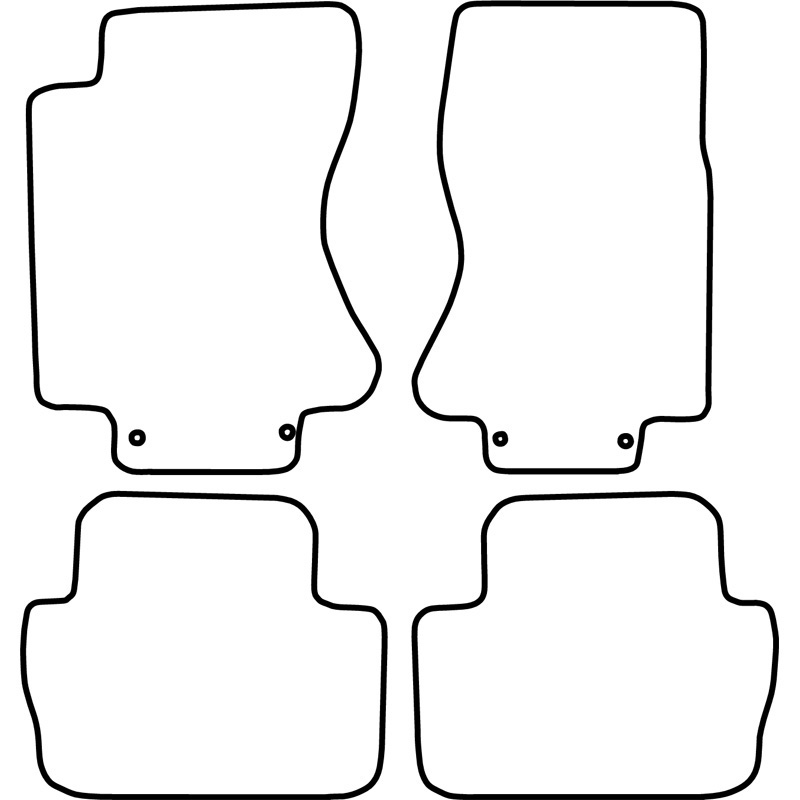 Set velour car mats  Jaguar S-Type 1999-2002