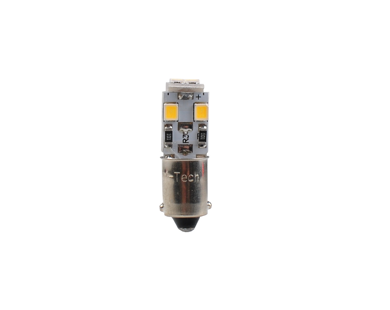 2x M-tech BA9S 12v 6x SMD3528 LED wit