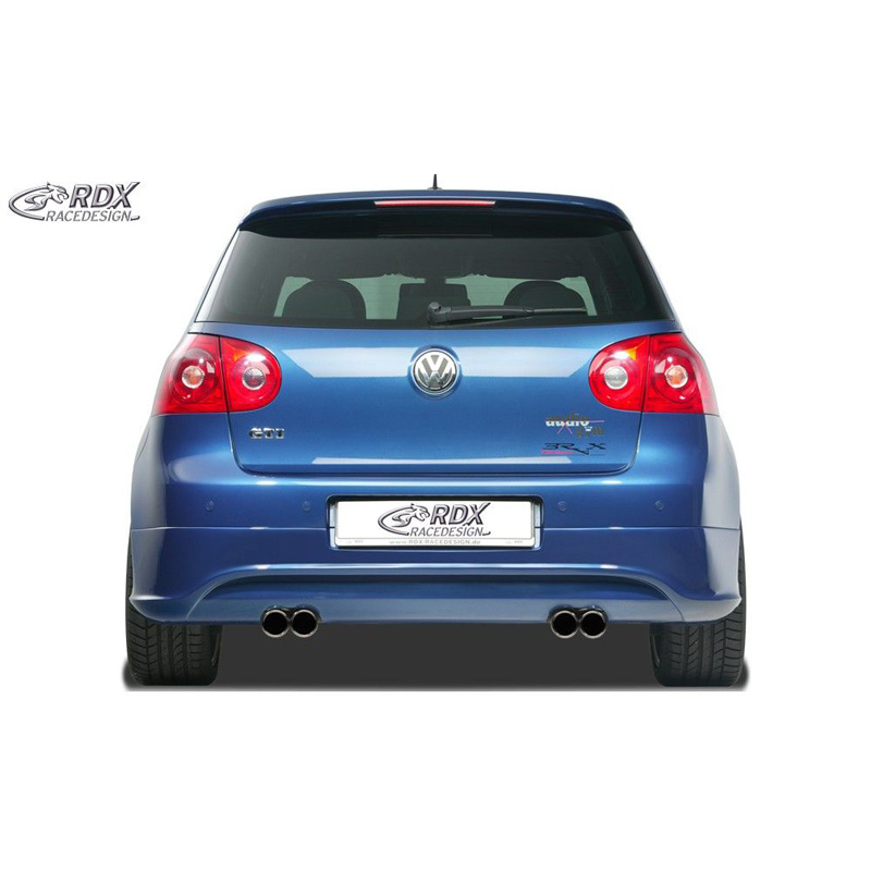 Rear bumper skirt  Volkswagen Golf V R32 Hatchback 3/5-doors 2003-2008 (exhaust left/right) excl. Variant/Plus (ABS)