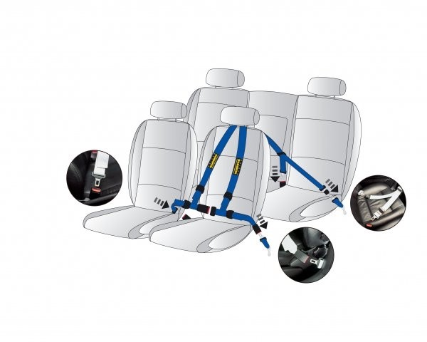 4 Punts Gordels Schroth ASM-QuickFit (VAG) Zwart Rechts