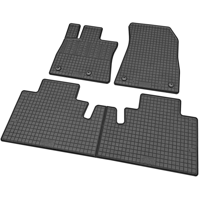 CIKCAR Rubber car mats set  Lynk & Co 08 2023- (3-pieces + fixing system)