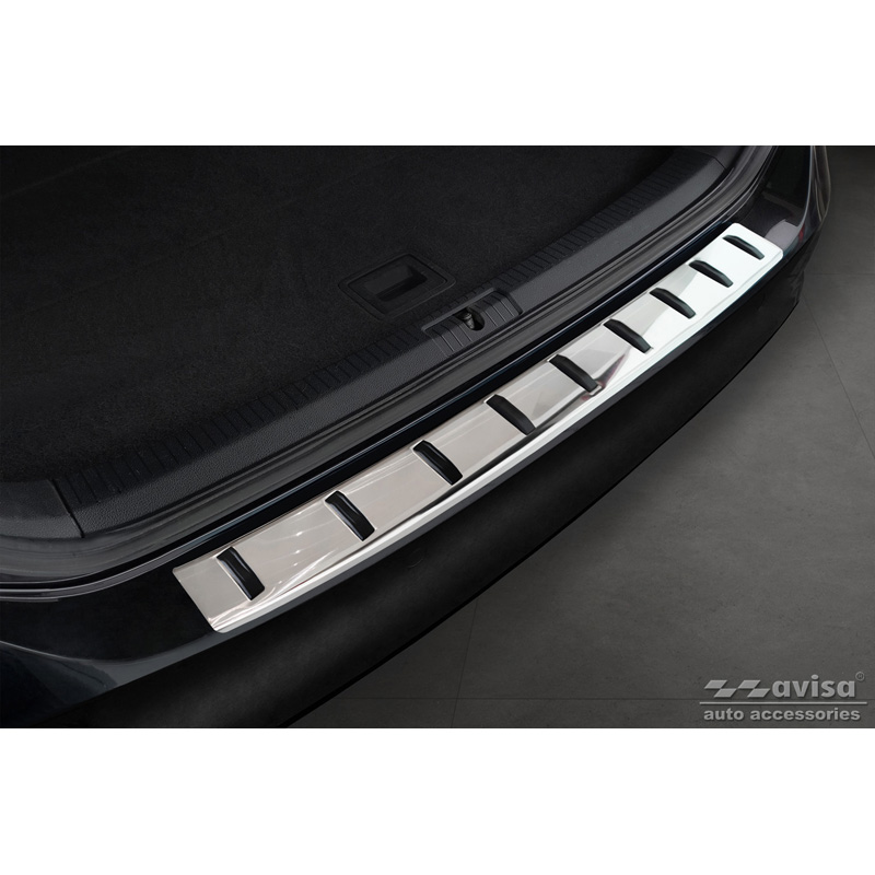 Stainless Steel Rear bumper protector  Volkswagen Golf VII Variant incl. Alltrack 2012-2017 'STRONG EDITION'