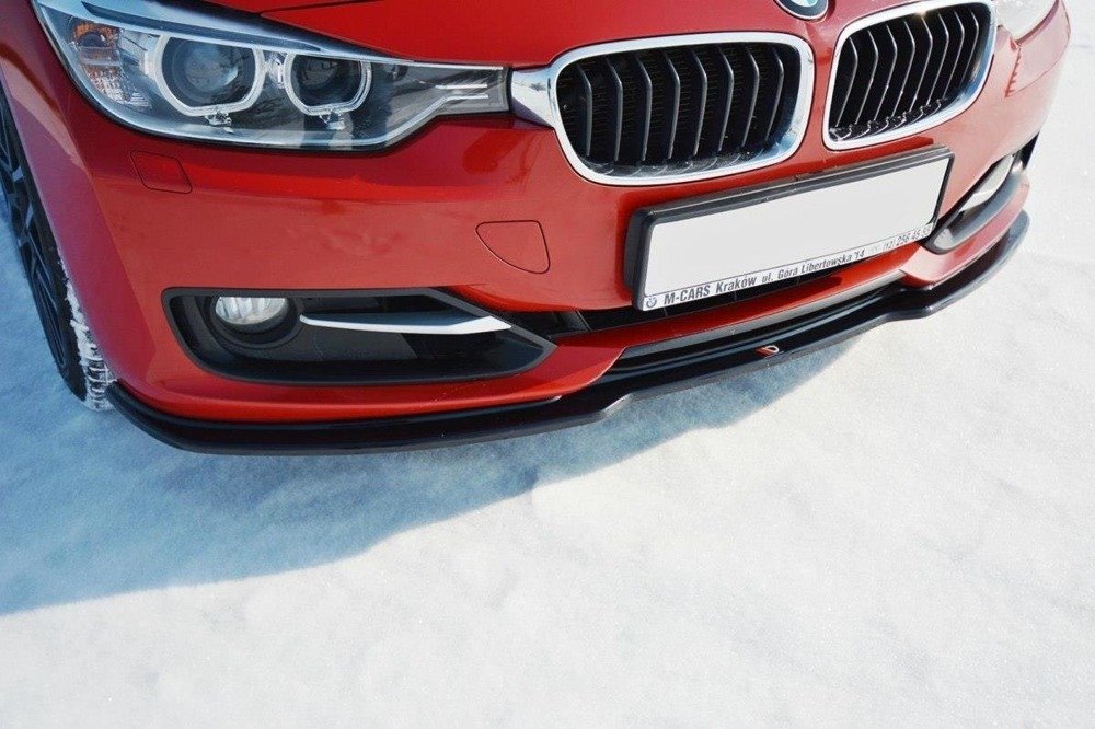 Voorspoiler BMW 3 Serie F30 11-15 Glossy Black