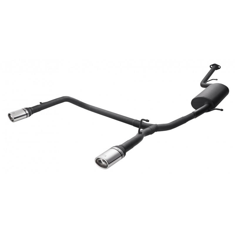 Double sport exhaust  Toyota IQ 1.0i 50kW 2009- 95x65mm