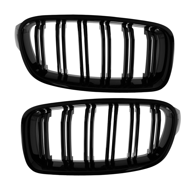 Glanzend zwarte Grills  BMW 3-Serie F30/F31 2012-2016 'M-Style'