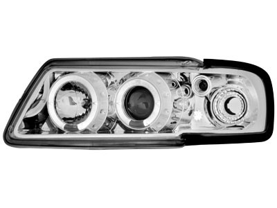 Koplampen Audi A3 8L 96-00 Angel Eyes Chroom
