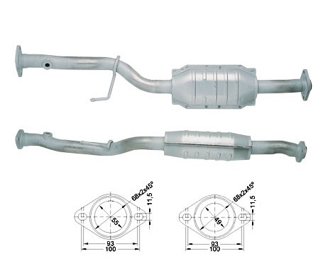Toyota CARINA E 1.6i 16V 1587 cc 85 Kw / 116 cv 4A-FE Magnaflow