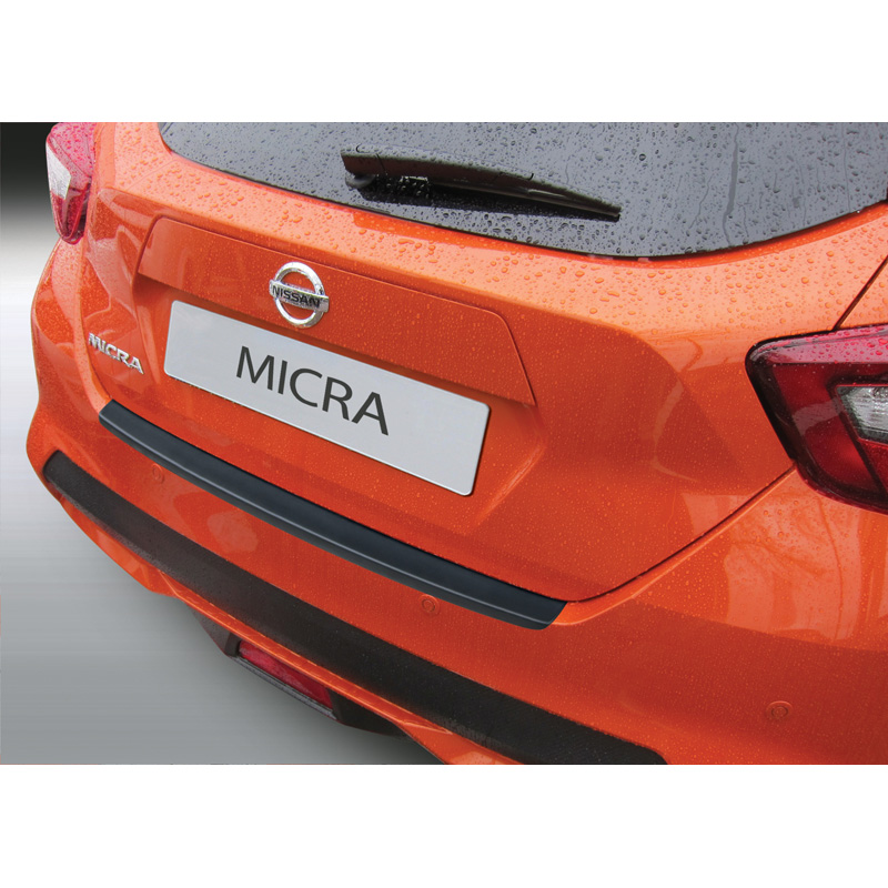 ABS Rear bumper protector  Nissan Micra K14 2017- Black