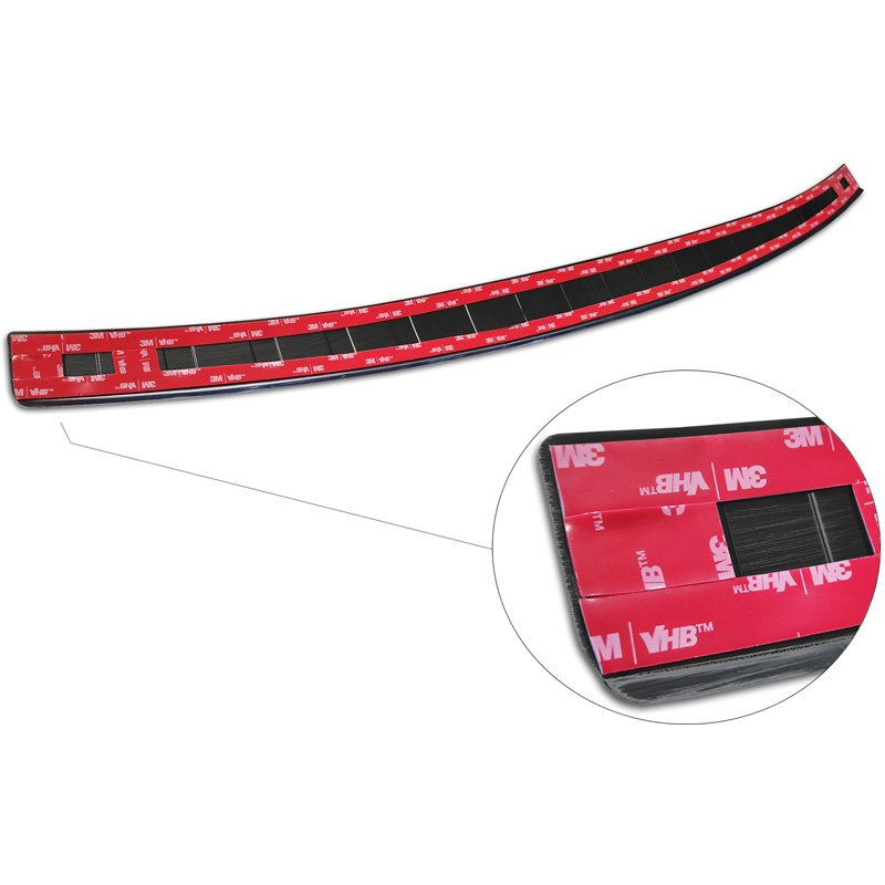 Zwart RVS Achterbumperprotector  Skoda Enyaq iV 2020- excl. Coupe 'Ribs'