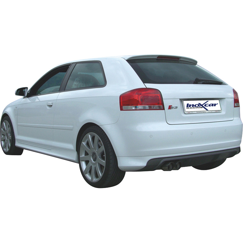 100% Inox Sport Exhaust  Audi S3 8P 2.0 TFSi (265HP) 2006- 2x80mm Racing