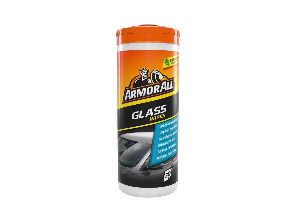 Armor All AA37030M Glass Cleaning Wipes – 30 Pieces
