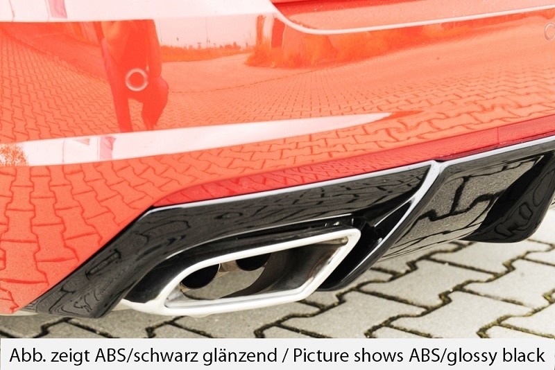 Achterbumper Diffusor Carbon-look Rieger Skoda Octavia RS 5E