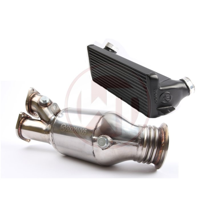 BMW 3-Serie N55 mot. 335(x)i E90/91/92/93 Wagner Performance kit: Intercooler EVO 1 + Downpipe
