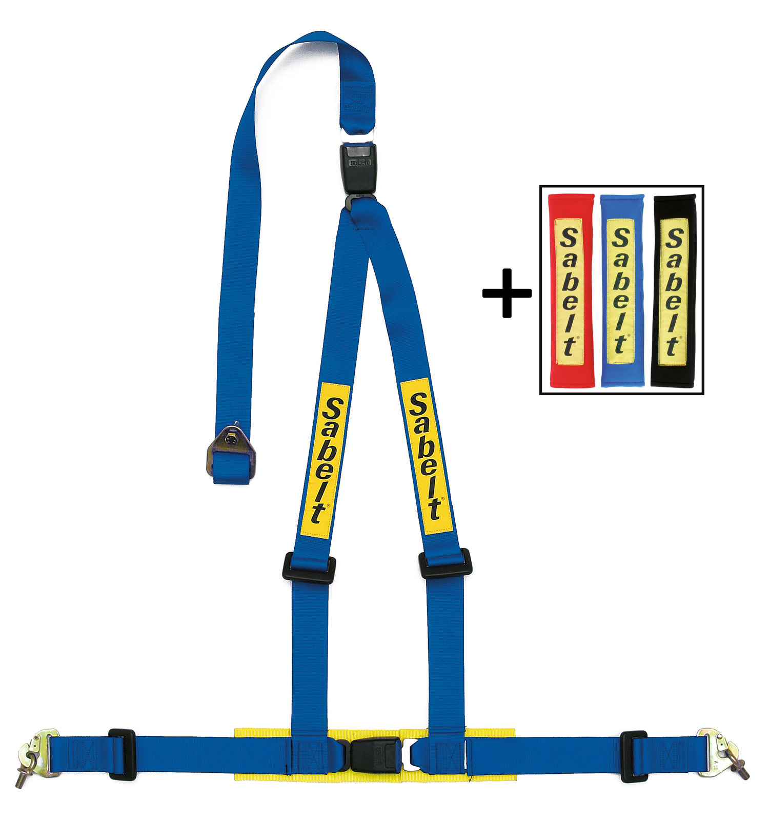 Sabelt Gordel 3 Punts Clubman Blauw 2 Inch ECE