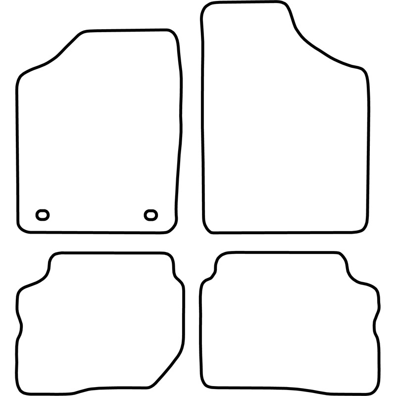Set velour car mats  Rover 100 1990-1997
