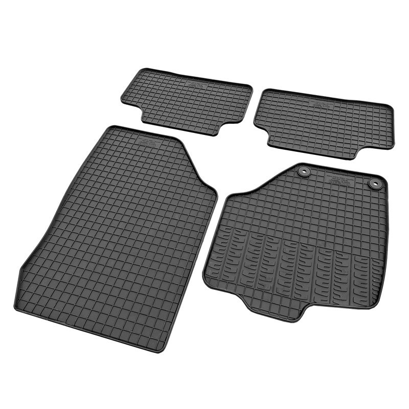 CIKCAR Satz Gummimatten passend für Peugeot 3008 III PHEV/EV 2024- / 5008 III PHEV/EV 2024- & Citroën C5 Aircross II PHEV/EV 2025- & Opel Grandland II PHEV/EV 2024- (4-teilig + Montagesystem)