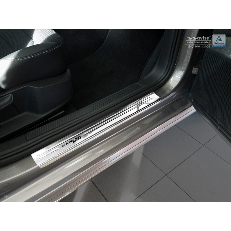 Inox door sill protectors  Volkswagen Golf VII 5-doors & Variant 2012-2020 - 'Special Edition' - 4-pieces
