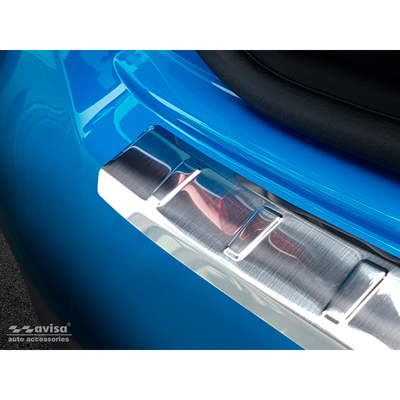 Stainless Steel Rear bumper protector  Audi A1 (GB) Sportback 2018- 'Ribs'