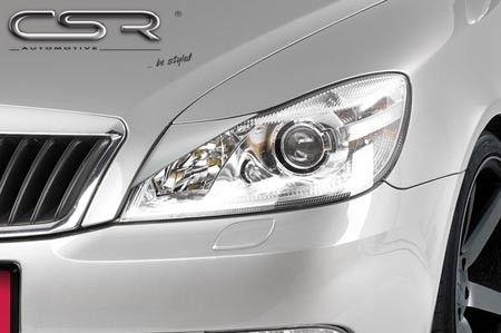 Koplampspoilers Skoda Octavia 2 Facelift