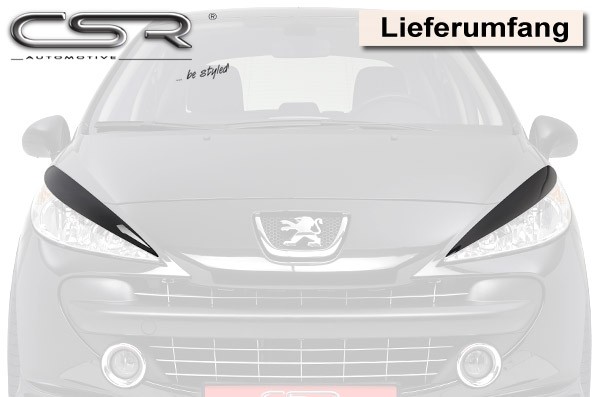 Booskijkers carbon-look Peugeot 207 SB092-C
