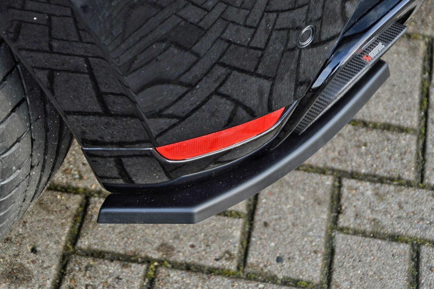 Zijdiffusers Renault Clio IV RS Glans Zwart