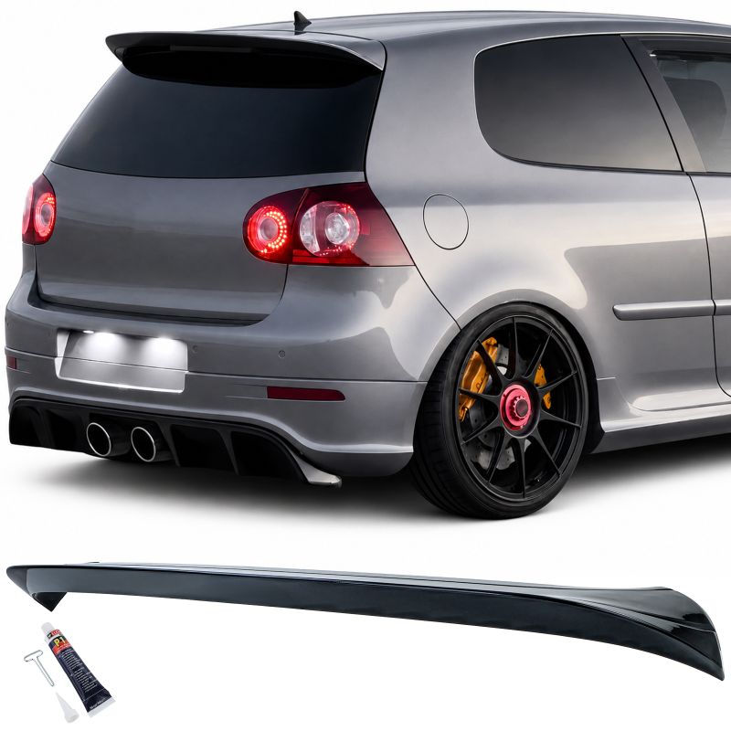 VW Golf 5 Dakspoiler Performance Glans Zwart (2003-2008)