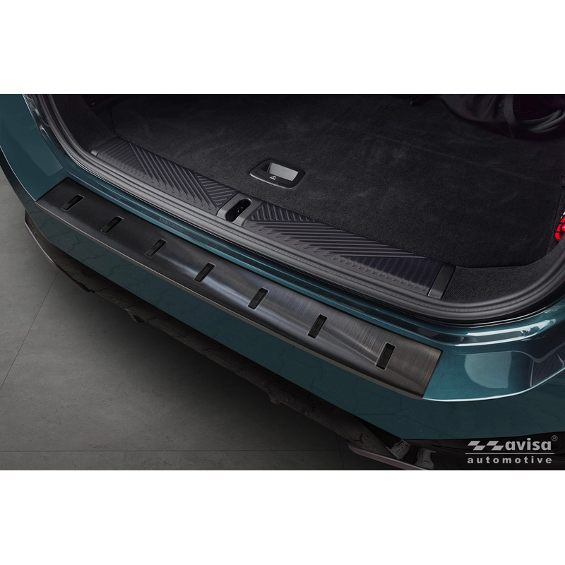 Avisa Black Stainless Steel Rear bumper protector  BMW 5 Series Touring (G61) 2024- incl. M-Sport 'STRONG EDITION'