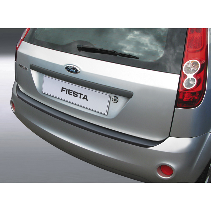 ABS Rear bumper protector  Ford Fiesta MK6 2002-2008 Black