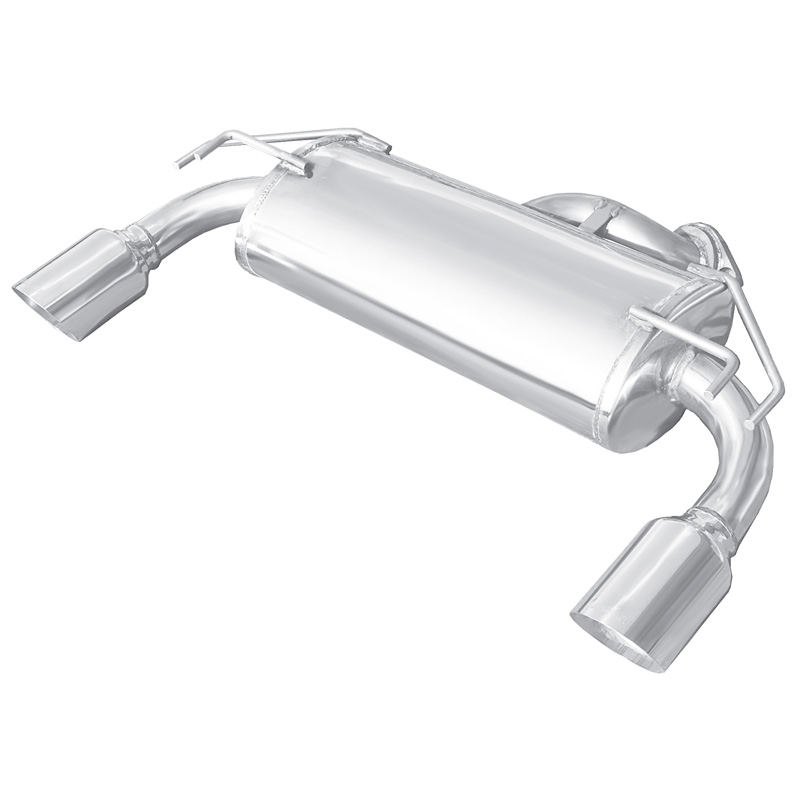 100% Inox Double Sport Exhaust  Mitsubishi Lancer Evo X 2.0T (295HP) 2008- Left/Right 102mm Racing