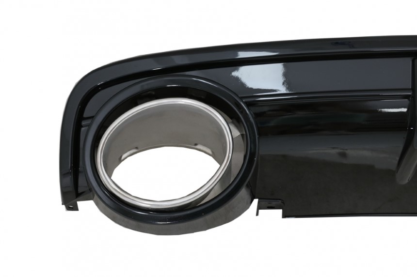 Achterbumper Diffusor Audi A6 C6 4F RS6 Look met Sierstukken 04-08
