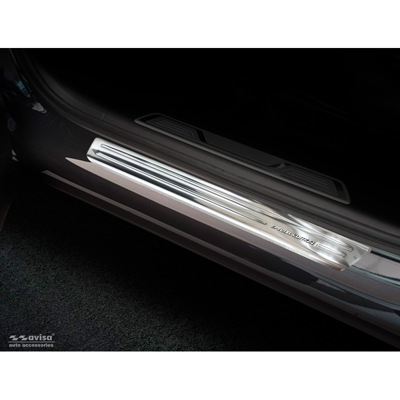 Inox door sill protectors  Volkswagen Touareg III 2018- Incl. Facelift - 'Special Edition' - 4-pieces