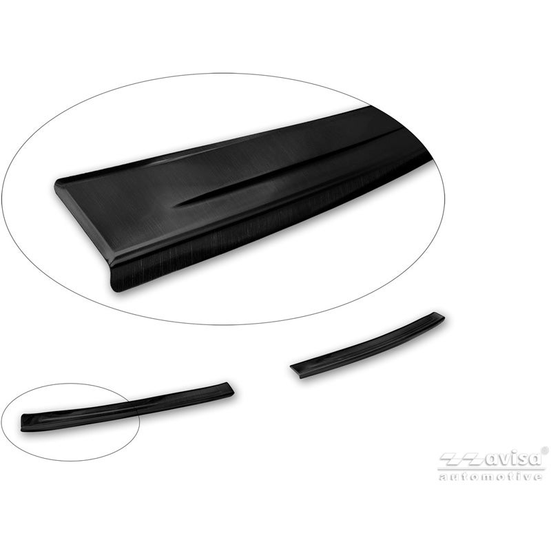 Avisa Stainless Steel Rear Bumper Protector  Leapmotor B10 2025- - Black - 2-pieces