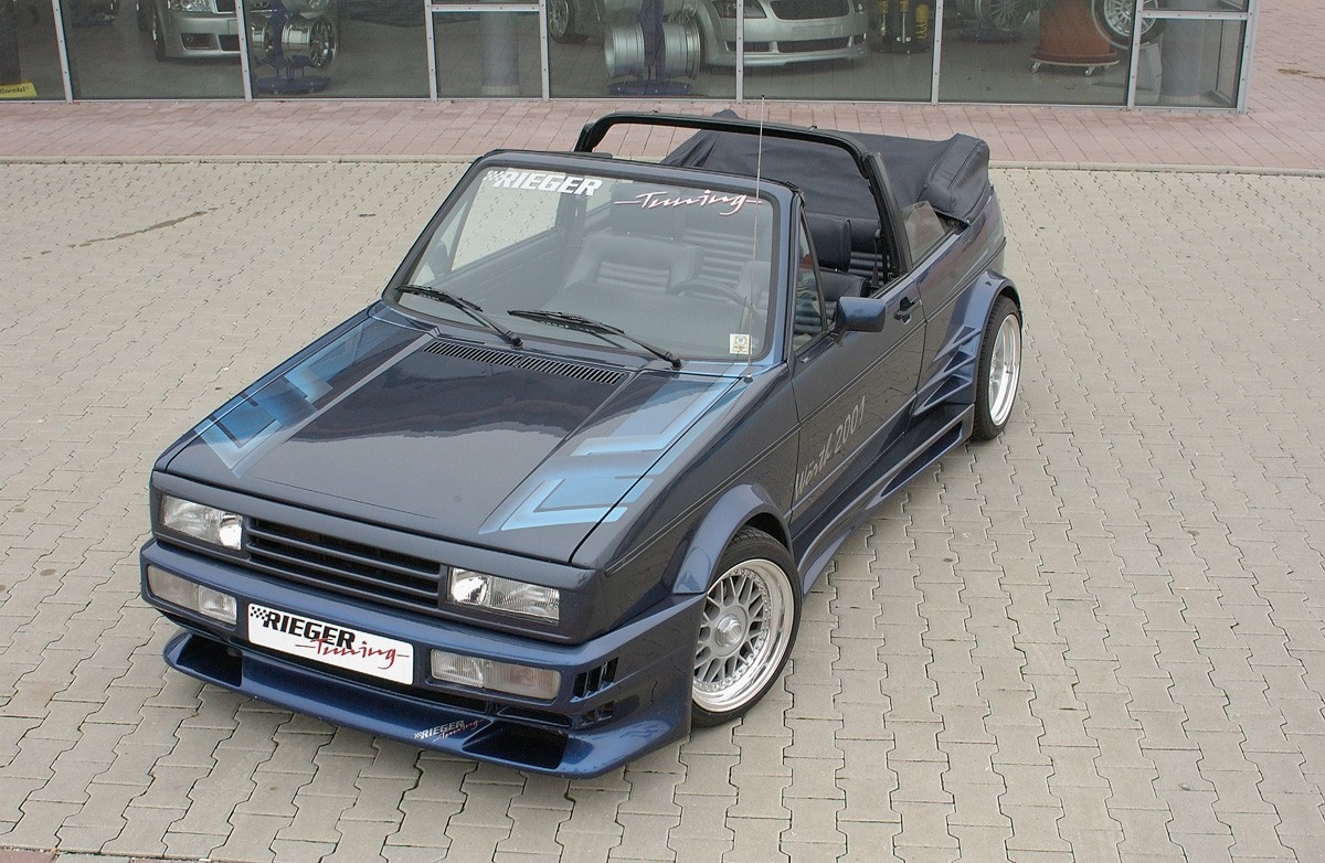 Frontbumper Breedversie l VW Golf I Polyester Rieger