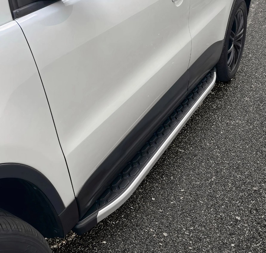 Treeplanken voor Suzuki Grand Vitara 05-15 aluminium zwart