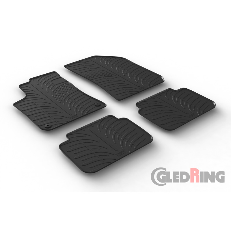 Rubbermatten  Peugeot 308 SW 2013-2021 (T profiel 4-delig + montageclips)