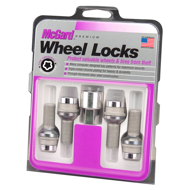 McGard Wheel locking bolts M14x1.50 - Round-Head R12 - Length 34,5mm (17mm hex)