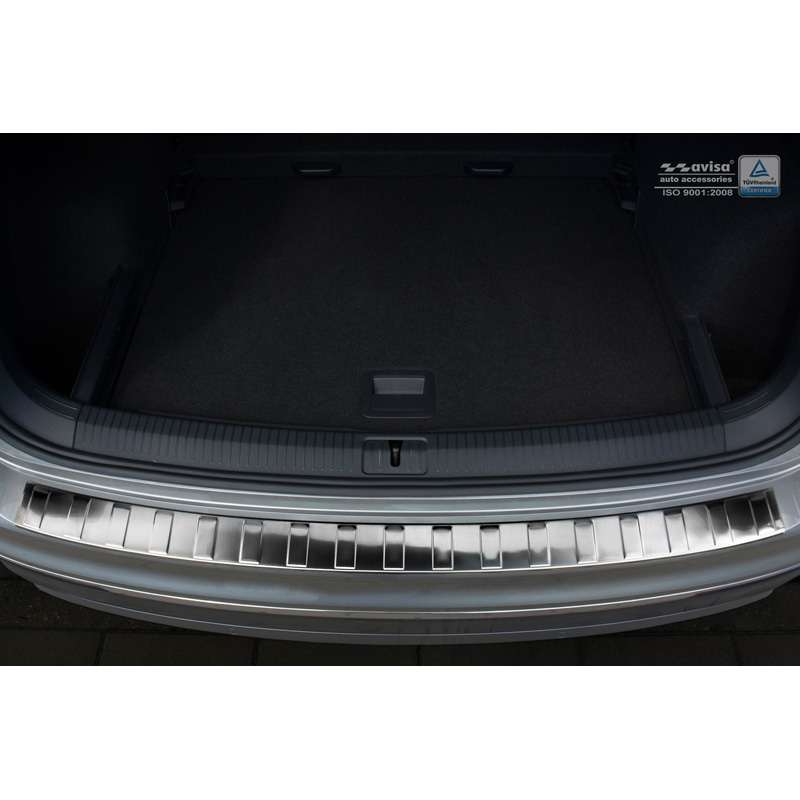 RVS Achterbumperprotector  Volkswagen Tiguan II incl. Allspace & R-Line 2016-2020 & FL 2020-2024 'Ribs'