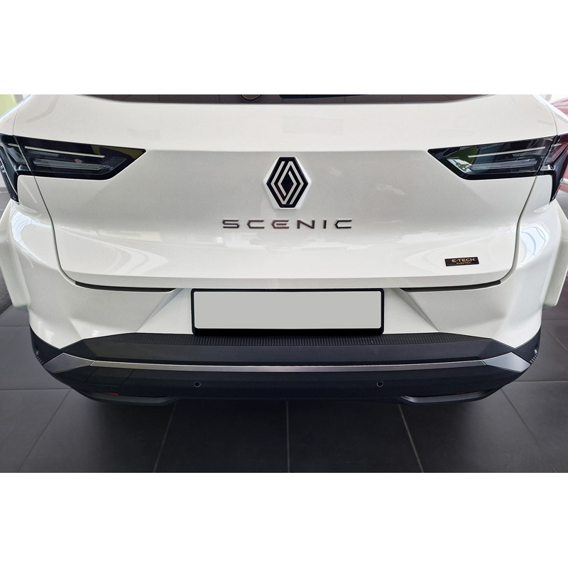 Avisa Black Stainless Steel Rear bumper protector  Renault Scenic E-Tech 2024- 'Ribs'